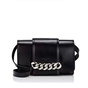 Givenchy Paris Small Infinity Calfskin Leather Black Shoulder BAG